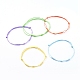 Ajustables pulseras de cordón de poliéster encerado coreano BJEW-JB05068-02-1