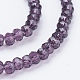 Transparent Glass Beads Strands GLAA-R135-2mm-20-3