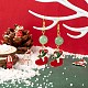 48pcs 8 Art-Weihnachtsthema-Legierungs-Emaille-Anhänger ENAM-LS0001-47-RS-6