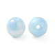 Iridescent Opaque Resin Beads RESI-Z015-01B-09-2