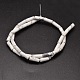 Natural Howlite Column Beads Strands X-G-F247-07-2