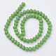 Faceted Solid Color Glass Rondelle Bead Strands GLAA-Q044-8mm-19-2
