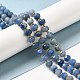 Chapelets de perles en aventurine bleue naturelle G-P508-A13-01-2
