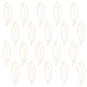 Benecreat 20 pz ganci per orecchini pendenti placcati oro 18k EJEW-BC0001-11-1