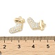 Brass Micro Pave Cubic Zirconia Pendants KK-H455-26G-3