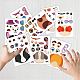 CREATCABIN 48 Sheets 8 Styles Make a Face Animal Stickers Make Your Own Dogs Cats Stickers Mix and Match Stickers Self Adhesive Decals for DIY Craft Birthday Party Favors Supplies Decorations DIY-WH0467-002-5
