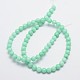 Chapelets de perles en jade de malaisie naturelle G-A146-6mm-B06-2