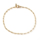 Set di gioielli con bracciale e collana e cavigliere con catena a maglie in ottone SJEW-JS01167-6