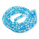 Chapelets de perles en verre craquelé peint CCG-S001-8mm-06-A-2