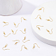 BENECREAT 20PCS 18K Gold Plated French Earring Hooks Ear Wires with Spring and Ball Dangle for DIY Jewelry Making Craft KK-BC0005-64G-NR-5