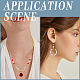 Perles en laiton&nbsp;KK-CN0003-32C-7