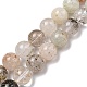Chapelets de perles en quartz lodolite naturel G-R494-A09-04-1