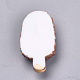 樹脂カボション  アイスクリーム  ココナッツブラウン  28x15x6.5mm CRES-T005-115A-2