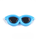 樹脂カボション  眼鏡  ミックスカラー  11.5x29x3mm X-CRES-T010-23-2