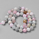 Chapelets de perles en morganite naturelle G-R362-10-3
