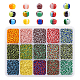 12/0 Opaque Colours Seep Glass Beads SEED-PH0012-35-2mm-4