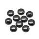 Cabujones de piedra negra sintética G-R416-10mm-46-1-1