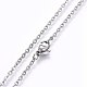 304 Stainless Steel Pendant Necklaces NJEW-H487-06-3