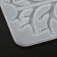 ツリージュエリースタンドディスプレイ食品グレードのシリコーン金型  DIYイヤリング用  リング  ネックレス収納スタンド  エポキシ樹脂工芸品作り  ホワイト  215x200x5mm DIY-H145-04-6