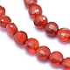 Chapelets de perles en cornaline naturelle G-E530-07AM-3