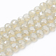 Fili di perle di vertro placcato X-EGLA-R109-01-1
