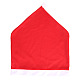クリスマスの帽子の飾り  布で  レッド  60x49cm AJEW-K022-B01-5