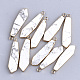 Electroplate Natural Howlite Pendants G-S344-24M-1