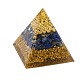 Piramide di orgonite DJEW-K017-02D-2