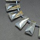 Faceted Electroplate Crystal Glass Trapezoid Beads Strands EGLA-F072-M-3