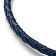 Кожаные браслеты плетеного шнура BJEW-G675-06G-17-2