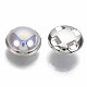 ABS Plastic Imitation Pearl Sewing Buttons BUTT-S005-10mm-01S-2