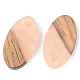 Ciondoli in resina opaca e legno di noce RESI-S389-041A-C02-2