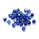 Faceted Round Glass Cabochons X-GGLA-L008B-06-2