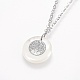 Brass Real Platinum Plated Cable Chains Pendant Necklaces NJEW-JN02259-05-2