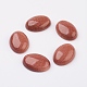 Synthetische Goldstone Cabochons mit flachem Rücken&nbsp;G-G741-18x25mm-10-1