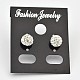 Sterling Silver Austrian Crystal Rhinestone Ball Stud Earrings for Girl X-Q286H011-2