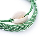 Conjuntos de pulseras de cordón de algodón encerado BJEW-JB05139-04-2