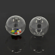 Handmade Blown Glass Globe Beads X-DH017J-1-30mm-1