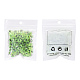 Perline acriliche trasparenti verde chiaro TACR-YW0001-09B-8