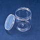 Benecreat 6 Packung 700 ml leere durchsichtige Plastikschleimlagerung begünstigt Gläser Weithals-Plastikbehälter für die Anzeige CON-BC0004-55-4