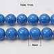 Chapelets de perles en turquoise synthétique TURQ-H038-8mm-XXS22-2