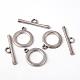 Tibetan Silver Toggle Clasps X-AB2157Y-NF-3
