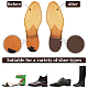 Ahandmaker 靴底修理ゴム底シート  2 ミリメートル厚さのノンスリップ靴底プロテクター靴グリップパッドかかと交換修復材料女性男性靴  コーヒー FIND-WH0120-71C-07-5