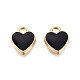 Light Gold Plated Alloy Charms ENAM-T009-01A-01-2