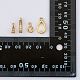 10pcs 2 Stil Messing Micro Pave klaren Zirkonia Charms FIND-SZ0005-89-8