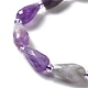 Natural Amethyst Beads Strands G-B028-A10-4