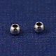 Intercalaires perles rondes en 304 acier inoxydable STAS-M252-06-1