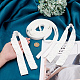 Benecreat Hochzeitskleid Reißverschluss Ersatz verstellbare Passform Satin Korsett Kit Schlaufen für Abschlussballkleid Riemen SRIB-WH0012-04-3