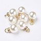 Colgantes de perlas de imitación de acrílico OACR-P009-01-2