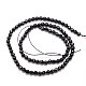 Natural Black Agate Beads Strands G-G545-04I-2